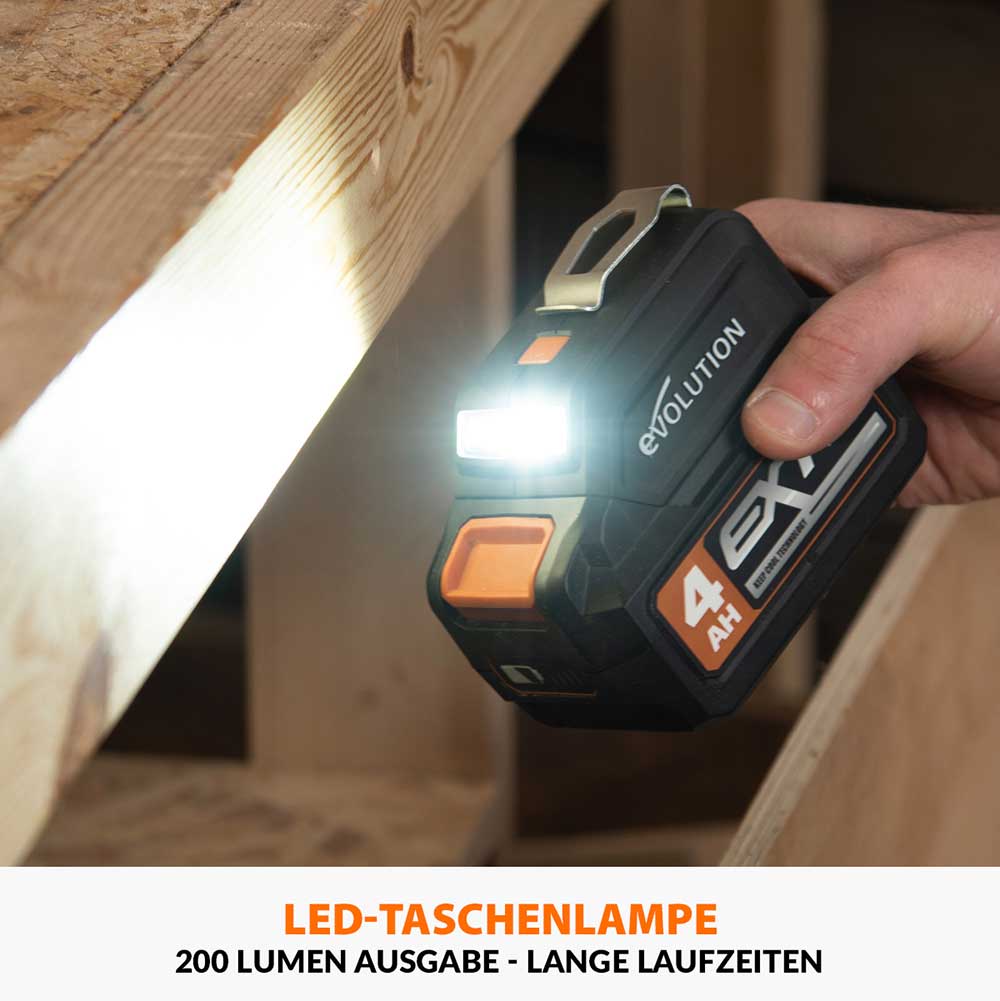 Evolution EXT Kabelloses USB-Ladegerät und LED-Licht