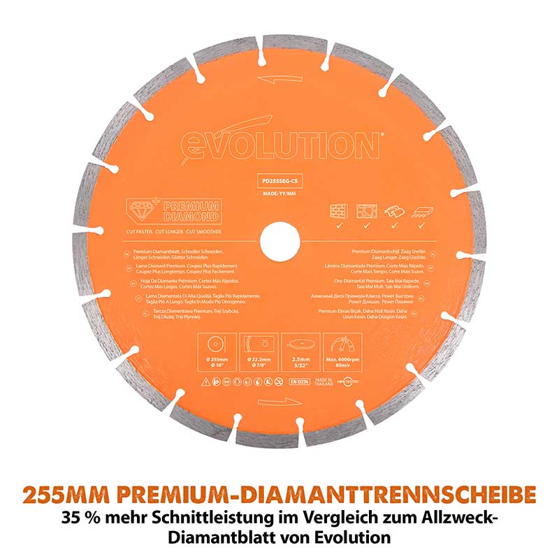 Evolution R255DCT 255mm 10