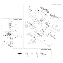 Evolution R255DWS-T Trockenbauschleifer Ersatzteile (Griff)