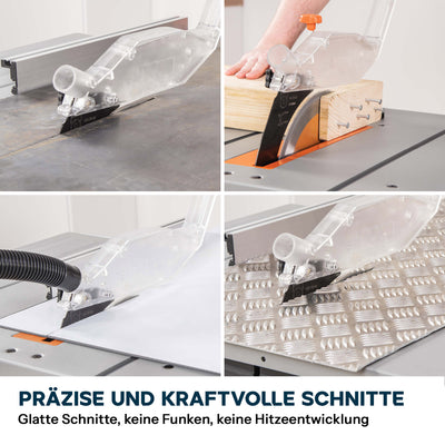Evolution R255MTS 255mm Tischsäge mit TCT-Multi-Material-Sägeblatt