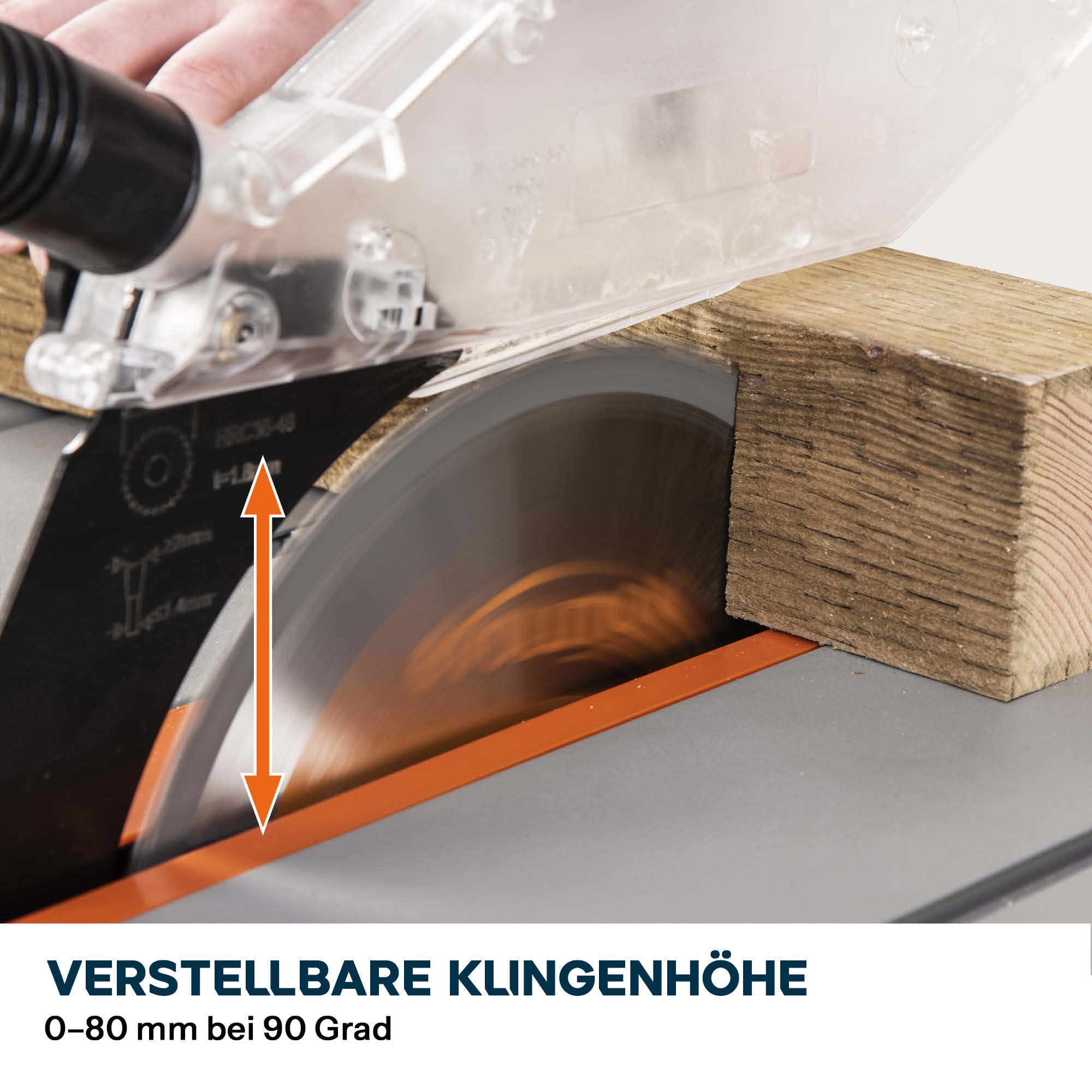 Evolution R255MTS 255mm Tischsäge mit TCT-Multi-Material-Sägeblatt