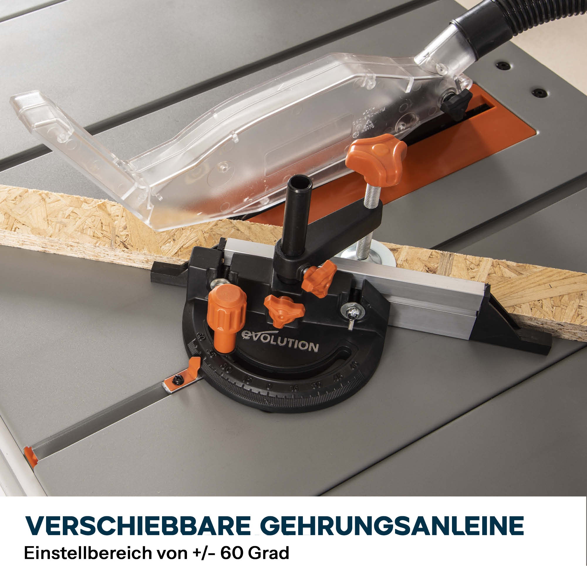 Evolution R255MTS 255mm Tischsäge mit TCT-Multi-Material-Sägeblatt
