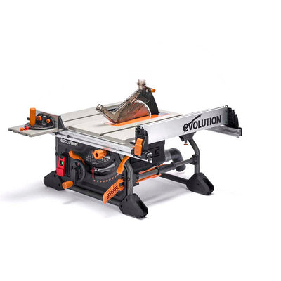 Evolution Tragbare Tischkreissäge mit 255mm TCT-Multimaterialsägeblatt, für Profis und Heimwerker (230v) | R255TBL