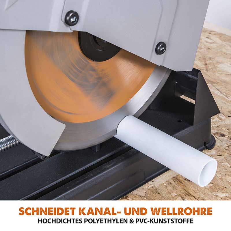 Evolution R355CPS 355mm Kaltkreissäge mit TCT-Multi-Material-Sägeblatt