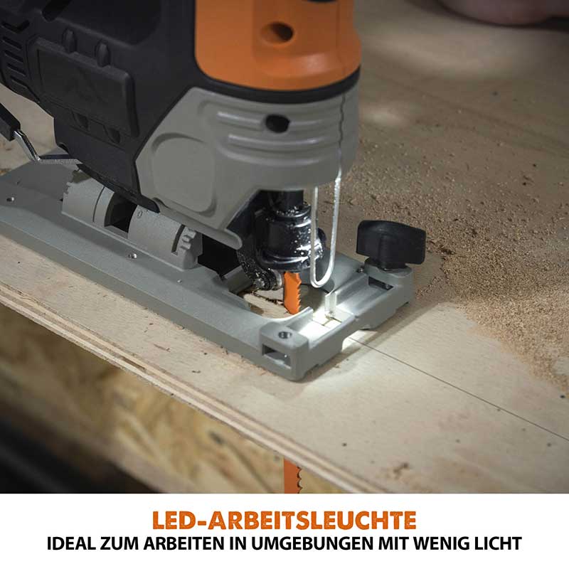 Evolution kabellose R90JGS-Li Stichsäge 18V-Li-Ion EXT (ohne Akku) inklusive Multi-Material-Sägeblätter