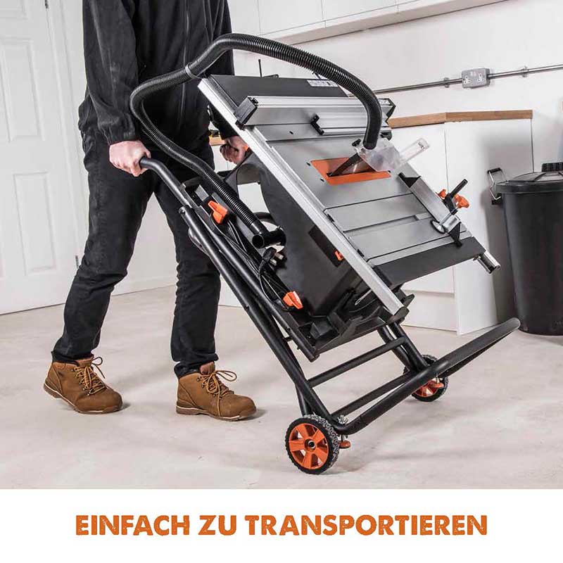 Evolution RAGE5-S 255mm 230V Tischsäge mit TCT-Multi-Material-Sägeblatt