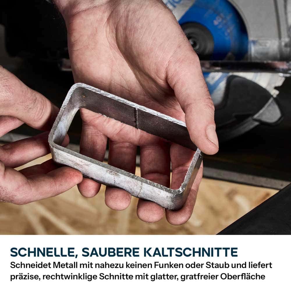 Evolution S165CCS-Li 185mm Akku Handkreissäge  für Metall mit TCT-Mildstahl-Sägeblatt