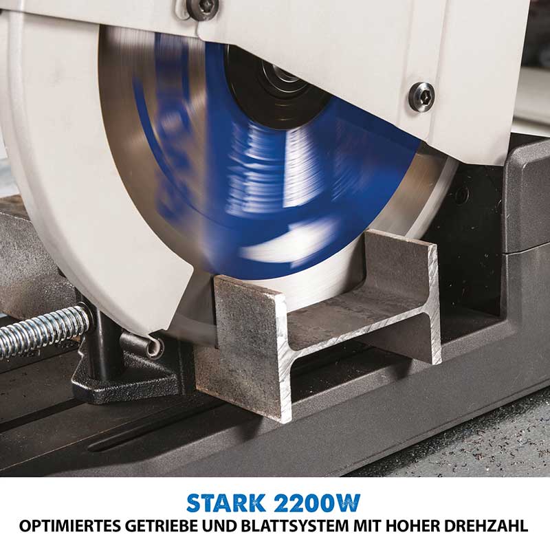 Evolution S355CPS 355mm Metallschneide-Kaltkreissäge mit TCT-Sägeblatt