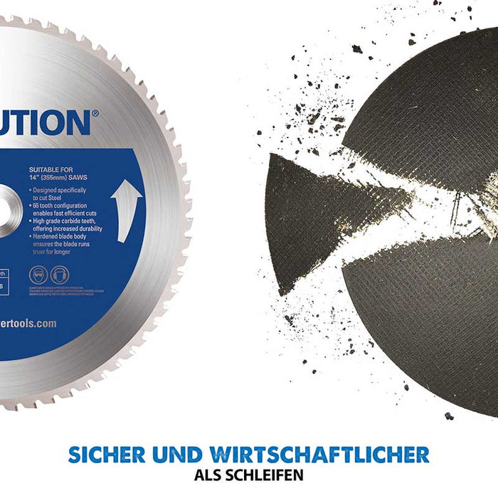 Evolution S355CPS 355mm Metallschneide-Kaltkreissäge mit TCT-Sägeblatt