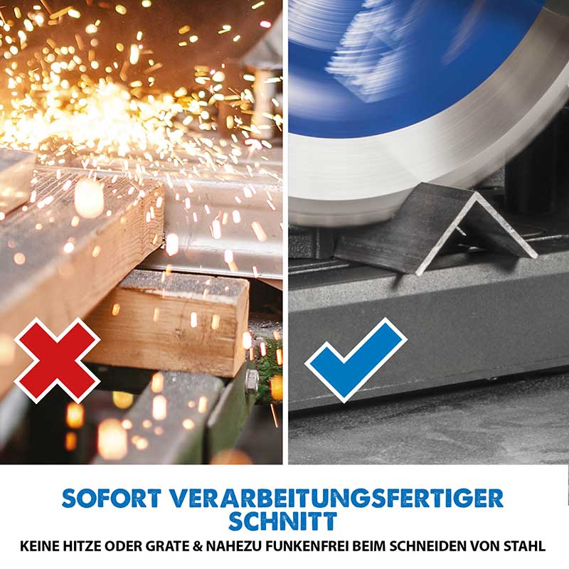 Evolution S355CPS 355mm Metallschneide-Kaltkreissäge mit TCT-Sägeblatt