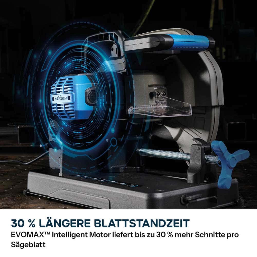 355mm Metalltrennsäge mit EvoMax-Sägeblatt und intelligenter Motortechnologie | S355CPS Gen 2