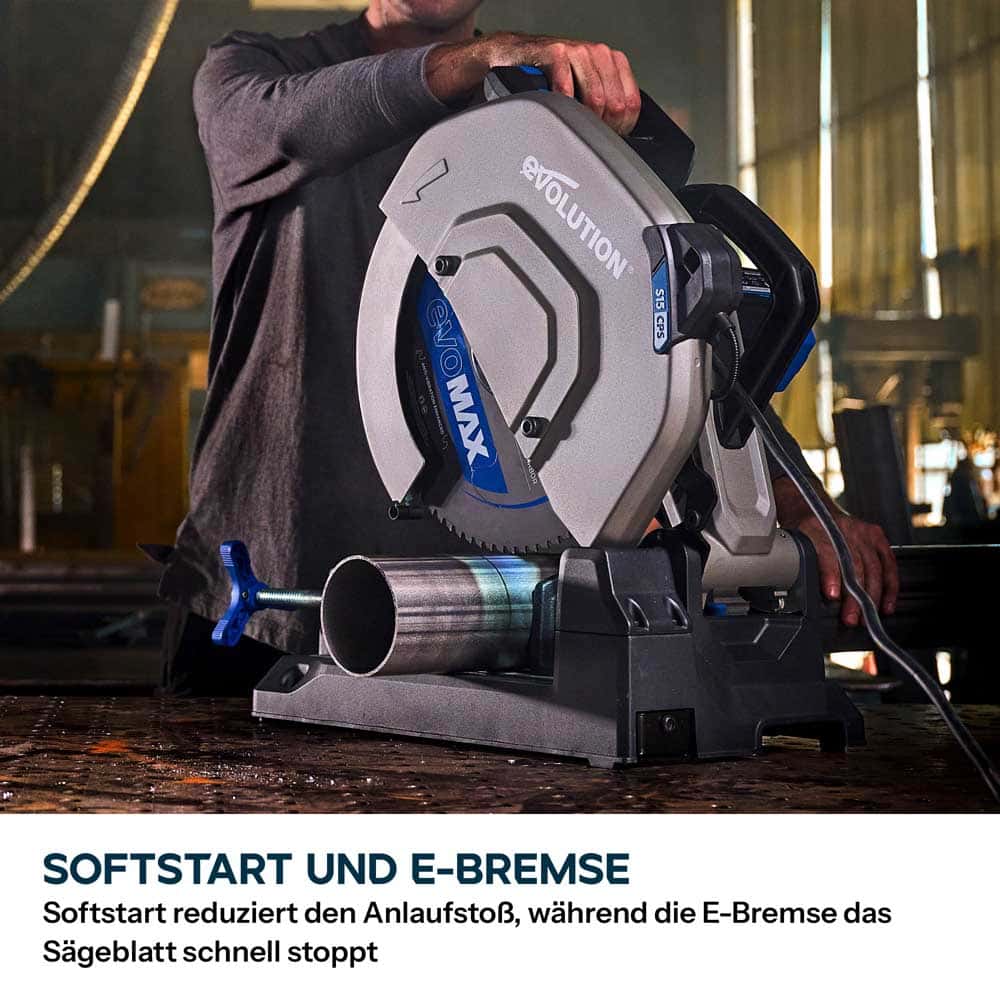 355mm Metalltrennsäge mit EvoMax-Sägeblatt und intelligenter Motortechnologie | S355CPS Gen 2