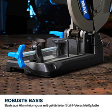 Akku-Kappsäge für Metall, 355mm mit bürstenlosem 36V Motor und EvoMax-Sägeblatt | S355CPS-Li