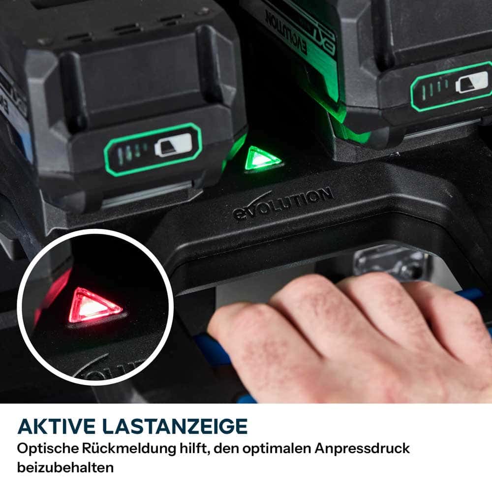 Akku-Kappsäge für Metall, 355mm mit bürstenlosem 36V Motor und EvoMax-Sägeblatt | S355CPS-Li