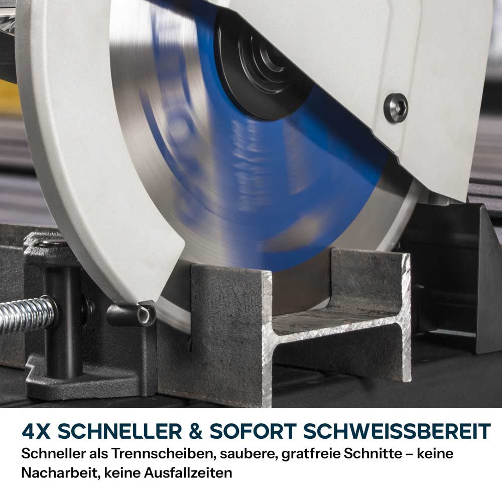 355mm Metalltrennsäge mit TCT-Sägeblatt für Baustahl | S355CPSL