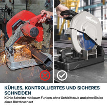 355mm Metalltrennsäge mit TCT-Sägeblatt für Baustahl | S355CPSL