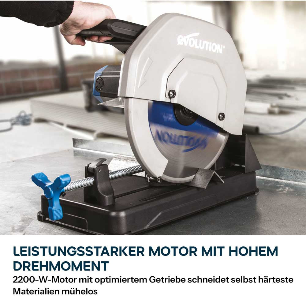 355mm Metalltrennsäge mit TCT-Sägeblatt für Baustahl | S355CPSL