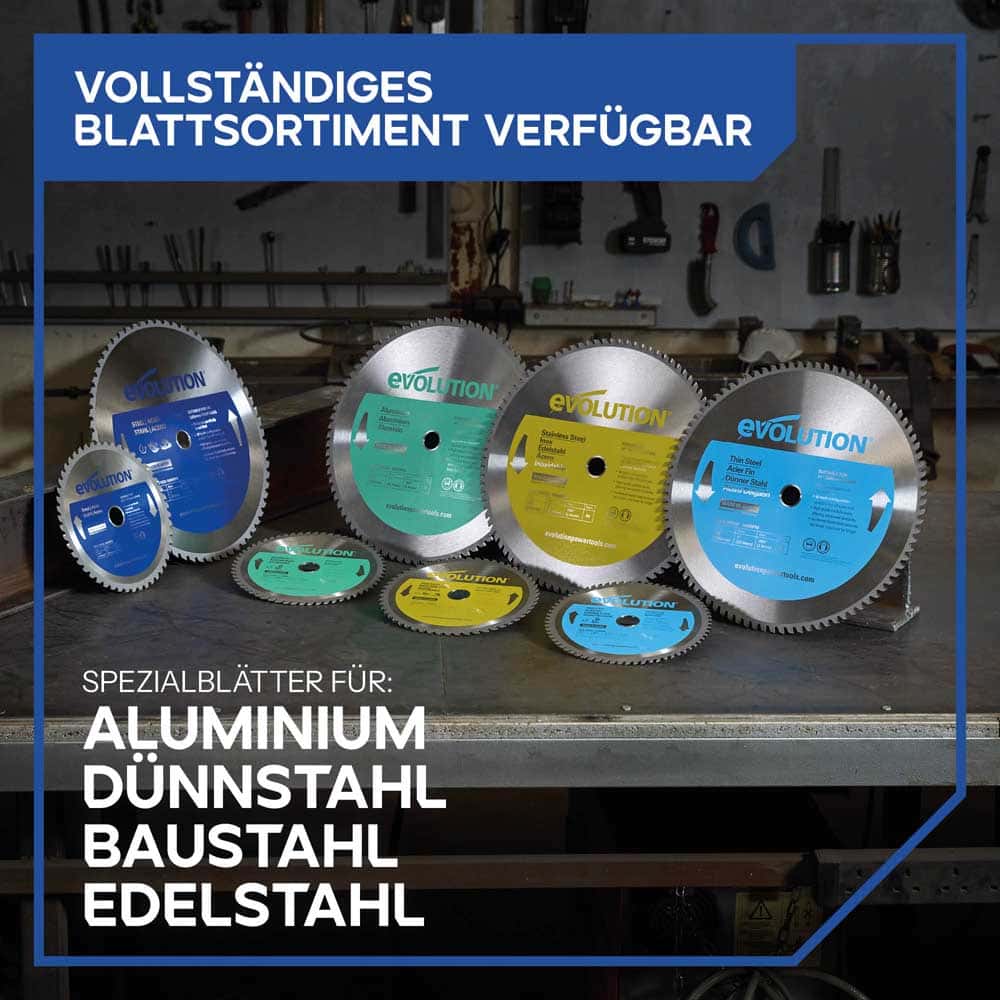 355mm Metalltrennsäge mit TCT-Sägeblatt für Baustahl | S355CPSL