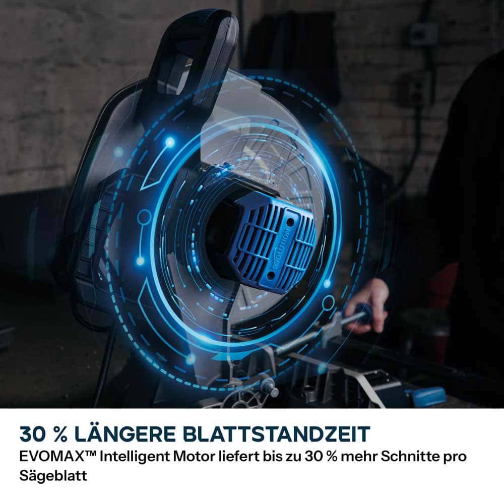 Evolution S355MCS-G2 Zweite Generation 355mm Metalltrennsäge, Kapp- und Gehrungssäge, schwere Ausführung für Metallschneiden