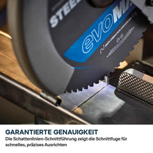 Evolution S355MCS-G2 Zweite Generation 355mm Metalltrennsäge, Kapp- und Gehrungssäge, schwere Ausführung für Metallschneiden