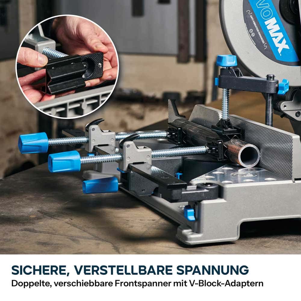 Evolution S355MCS-G2 Zweite Generation 355mm Metalltrennsäge, Kapp- und Gehrungssäge, schwere Ausführung für Metallschneiden