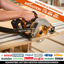 Evolution ST2800-G2 Universal 2.8m Kreissägebahn, Sägeschienen (2x 1400mm) mit selbstausrichtenden Verbindern