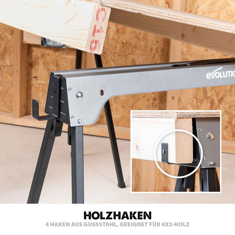 Evolution Metall-Sägebock im Doppelpack