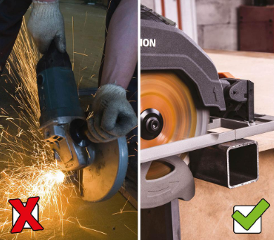 R185CCSX+ und ST1400 Sägeführungsschiene