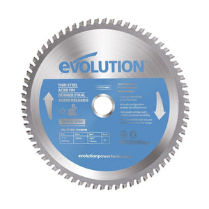 Evolution 185mm dünnstahlschneidendes 68-Zahn-TCT-Gehrungssägeblatt