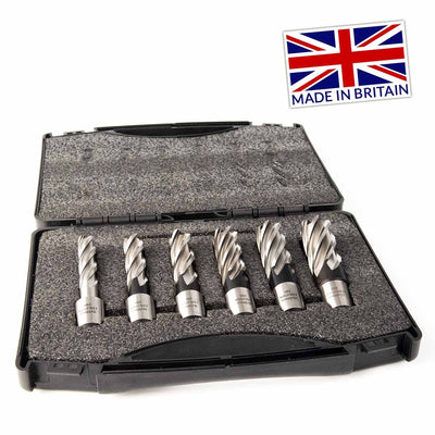 Evolution Cyclone 6-teiliges 50-mm-Kernbohrerset für Magnetbohrmaschinen