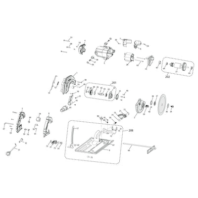 Evolution R165CCSL Kreissäge Ersatzteile