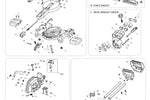 Evolution R185SMS-Li Zug-Kappsäge Ersatzteile