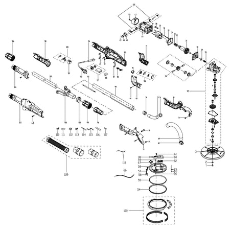 Evolution R225DWS Trockenbauschleifer Ersatzteile