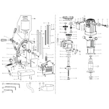 Evolution EVOMAG42 Magnetbohrmaschine Ersatzteile (Hauptgehäuse)