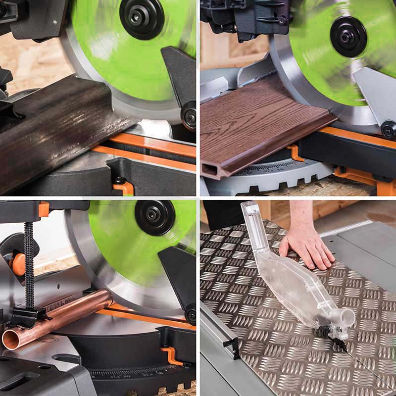 Evolution 255mm Mehrzweckschneidklinge mit 24 Zähnen, TCT-Gehrungssägeblatt