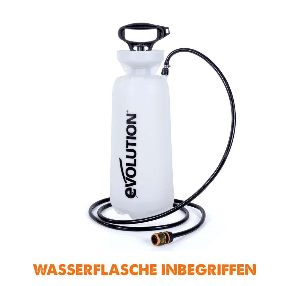 Evolution R300DCT+ 300mm 2000W Elektrischer  Betonsäge, Trennschneider  mit Wasser-Staub-Unterdrückung inklusive Druckflasche