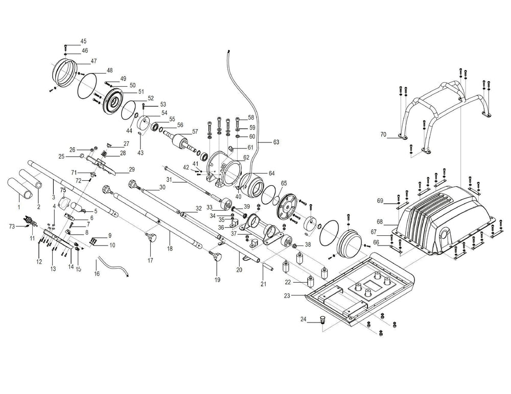 Evolution H320-E Elektrische Rüttelplatte Ersatzteile