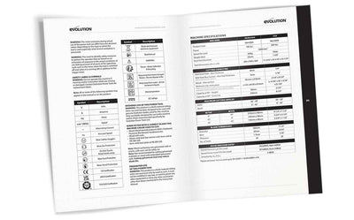 Evolution R255TBL+, die nächste Generation der tragbaren Tischsäge (230 V, 255 mm) mit TCT-Multimaterialsägeblatt