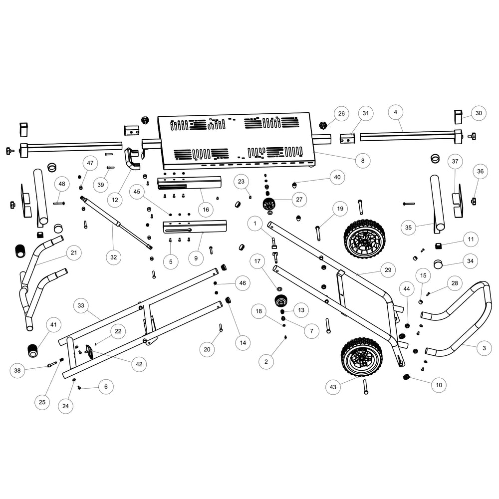 MCS Kappsägeständer / Metallkreissäge-Ständer für S355MCS / S14MCS - Ersatzteile