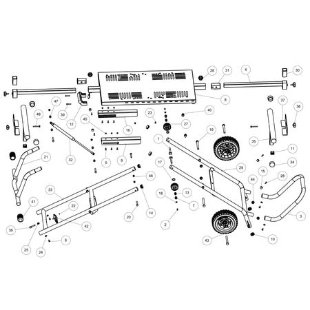 MCS Kappsägeständer / Metallkreissäge-Ständer für S355MCS / S14MCS - Ersatzteile