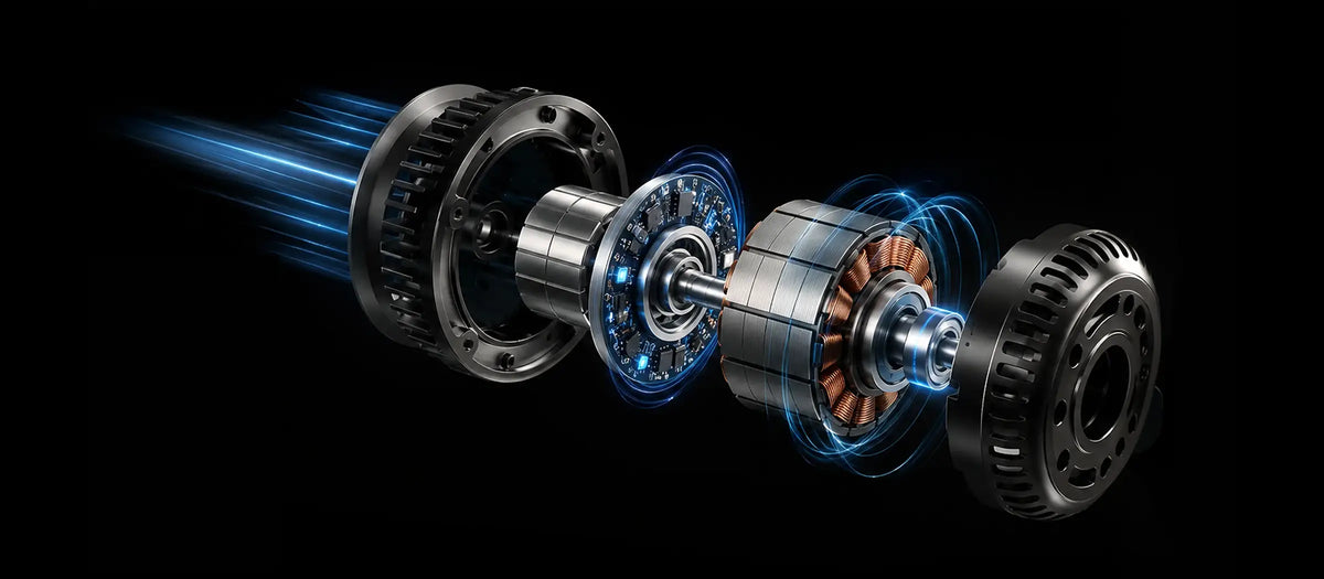 Bürstenloser Motor & intelligente Technik.