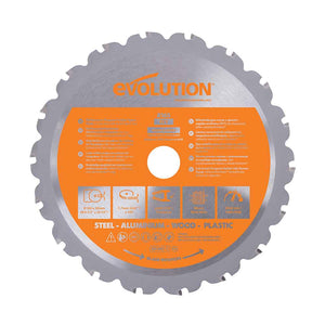 Evolution 165mm Mehrzweckschneidklinge mit 18 Zähnen, TCT-Kreissägeblatt