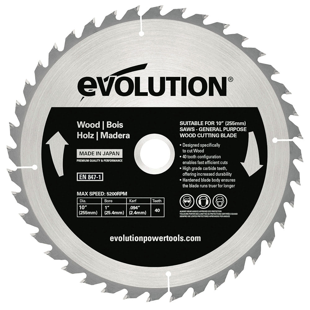 Evolution 185mm Aluminiumschneidklinge Mit 60 Zähnen, TCT-Kreissägebla