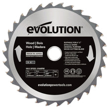 Evolution 210mm Feinschnitt-Holzschneidklinge mit 40 Zähnen, TCT-Gehrungssägeblatt