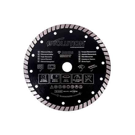Evolution 185mm Turbo-segmentierter Rand, Diamantsägeblatt für Gehrungssägen