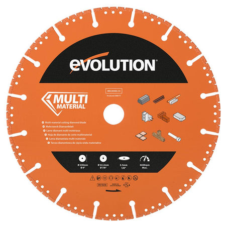 Evolution 230mm Mehrzweckschneid-Diamantscheibe zum Abriss