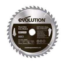 Evolution 230 mm Allzweck Holzsägeblatt - 40 Zähne - TCT-Gehrungssägeblatt