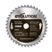 Evolution 230 mm Allzweck Holzsägeblatt - 40 Zähne - TCT-Gehrungssägeblatt