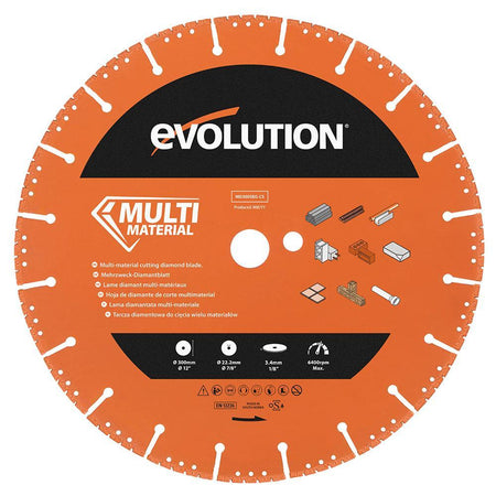 Evolution 300mm Mehrzweckschneid-Diamantscheibe zum Abriss