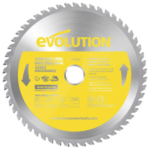 Evolution 210mm Edelstahlschneidklinge mit 54 Zähnen, TCT-Kreissägeblatt